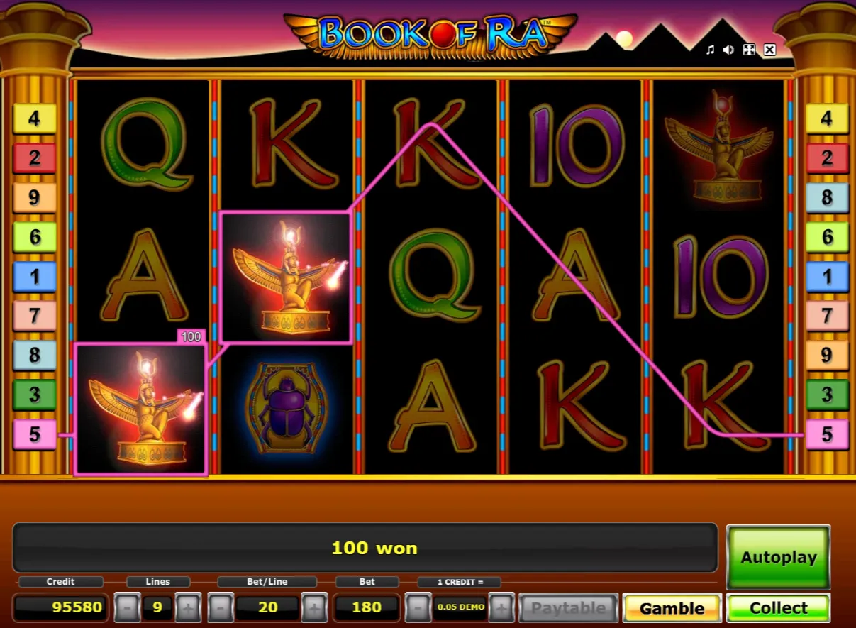 Book Of Ra demo